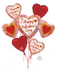 Happy Valentine's Marble Heart Bouquet