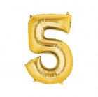 Number 5 Gold Shape PKGD Number 5 Gold Shape PKGD