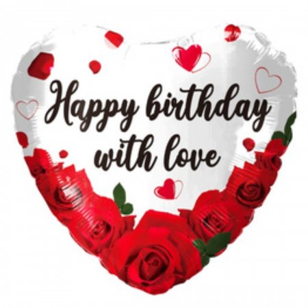 Happy Birthday Red Roses - Click Image to Close