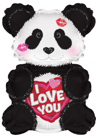I Love You Panda Kiss - Click Image to Close