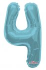Number 4 Light Blue Shape 14” PKGD Number 4 Light Blue Shape 14” PKGD