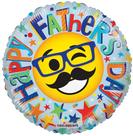 Happy Father's Day Smiley Gelli - Click Image to Close