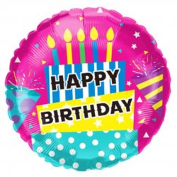 Happy Birthday Pink & Yellow