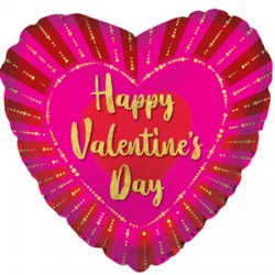 Happy Valentine's Gold Beads