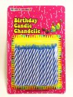 Blue Spiral Birthday Candles
