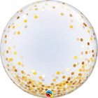 Gold Confetti Deco Bubble (Not Self Sealing) Gold Confetti Deco Bubble (Not Self Sealing)