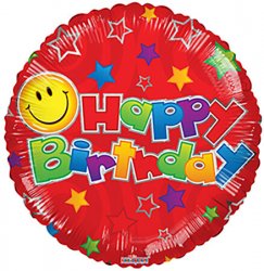 Birthday Smiley Red