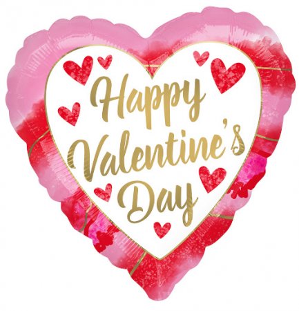 Happy Valentine's Day Water Geode - Click Image to Close
