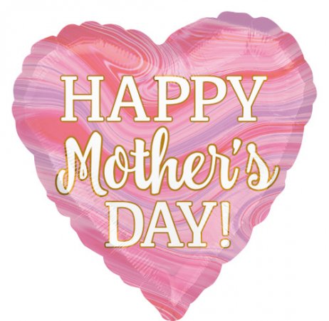 Happy Mother's Day Pink Marble - Click Image to Close