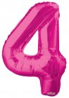 Number 4 Pink Shape PKGD Number 4 Pink Shape PKGD