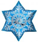 Blue Snowflake 9"