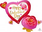 Happy Valentine's Day Heart & Roses