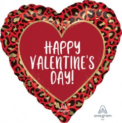 Happy Valentine's Day Animal Print