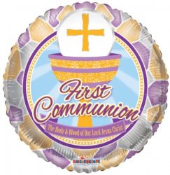 First Communion Stained Glass