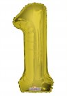 Number 1 Gold Shape 14” PKGD Number 1 Gold Shape 14” PKGD