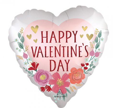 Happy Valentine's Day Romantic Flowers - Click Image to Close