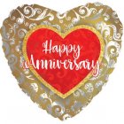 Anniversary Silver Lace 9"