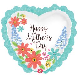 Happy Mother's Day Salmon & Turquoise