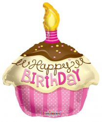 Cupcake Pink Birthday