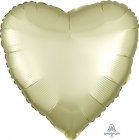 Satin Luxe Yellow Heart