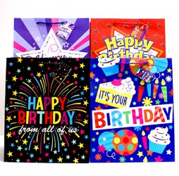 Large Matte Birthday Gift Bag