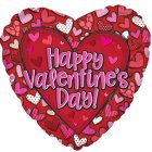 Happy Valentine's Day Patterened Heart