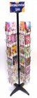 72 Pocket Display Rack w/ 576 Everyday Wrapped Greeting Cards