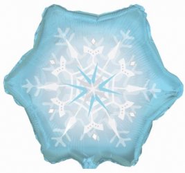 Snowflake Shape 9" x