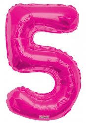 Number 5 Pink Shape PKGD