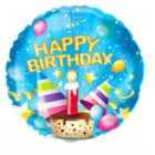 Happy Birthday Cake & Party Hat