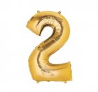 Number 2 Gold Shape PKGD Number 2 Gold Shape PKGD