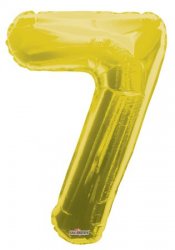 Number 7 Gold Shape PKGD