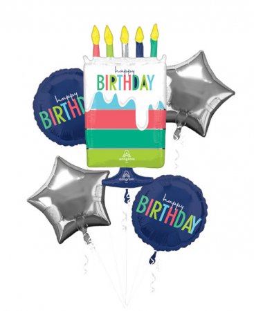 Modern Birthday Bouquet - Click Image to Close