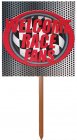 Welcome Race Fans Yard Sign