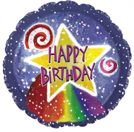 BIRTHDAY WATERCOLOR STAR - Click Image to Close