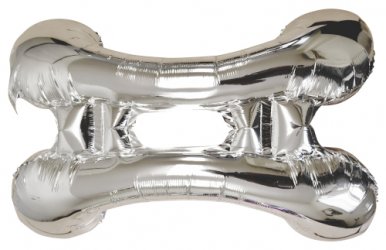 Balloon Base Silver 28"
