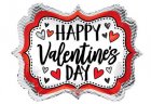 Happy Valentine's Day Marquee Shape