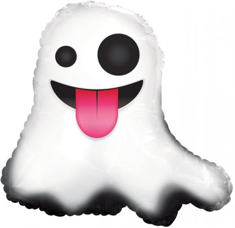 GHOST W/TONGUE 10" - Click Image to Close