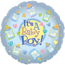 Baby Boy Bottles 9"