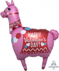 Happy Valentine's Day Llama