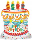 White Birthday Cake
