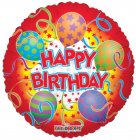 Birthday Printed Balloons 9"