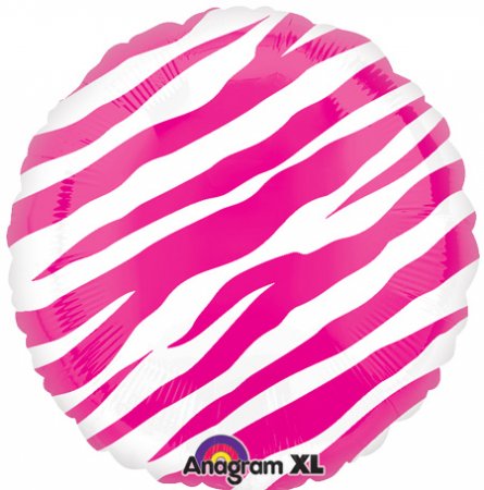 Pink Zebra Foil - Click Image to Close