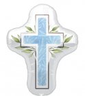 First Communion Cross Blue