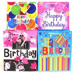 Medium Matte Birthday Gift Bag
