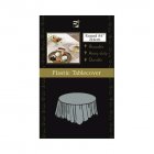 Silver Round Table Cover