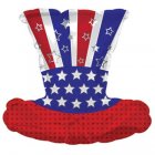 Patriotic Top Hat 10"