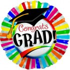 Grad Rainbow Stripes 9"