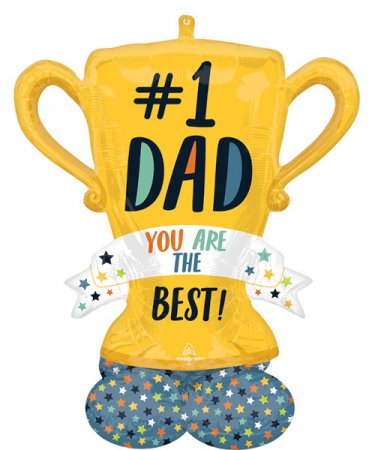 Best Dad Trophy Airloonz - Click Image to Close