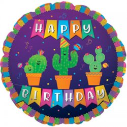 Birthday Cactus Banner